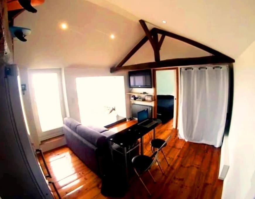 T2 A Anglet Grande Terrasse Vue Mer, Plage A Pied. Luaran gambar